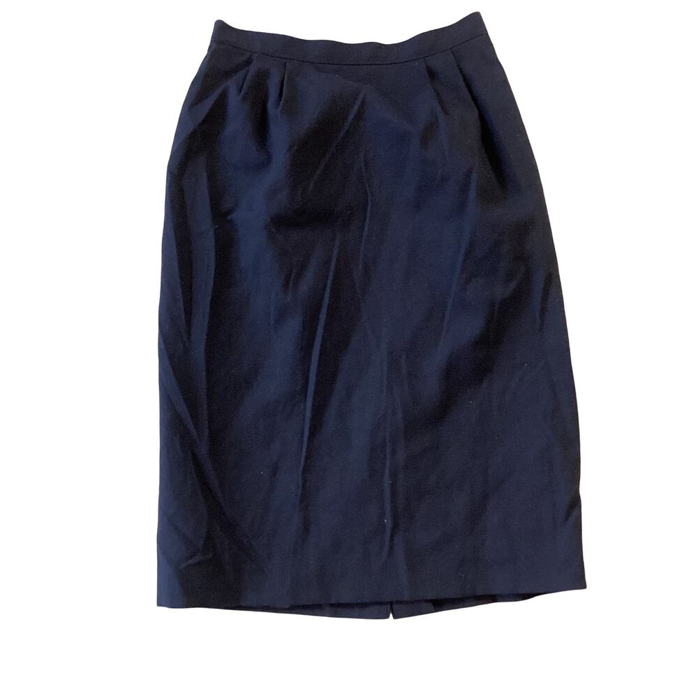 Navy Blue Pencil Skirt